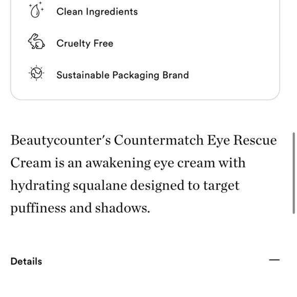 Beautycounter Countermatch Eye Rescue Cream - Picture 5 of 6